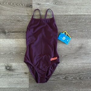 Arena Kids Swim One Piece - Purple